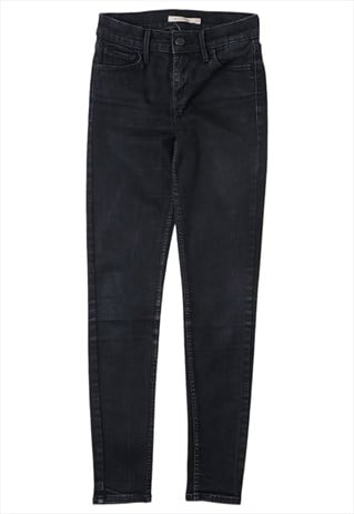 Vintage Levis 710 Skinny Black Jeans Womens