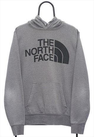 Vintage The North Face Grey Hoodie Womens