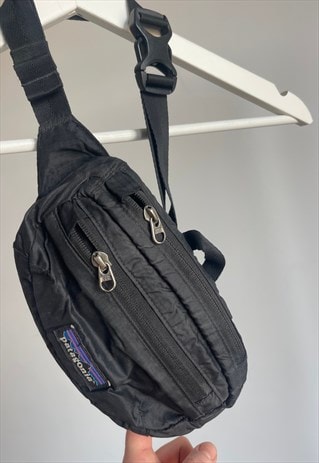 Vintage Ultra Light Waterproof Black Bum Bag
