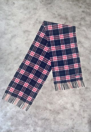 Vintage Early 00s Nova Check Lambswool Iconic Burberry Scarf