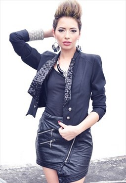 Sequin Glam Blazer
