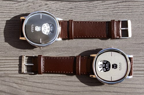 Dark and light cryptic watches