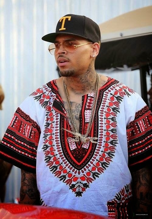 Chris Brown wears it well