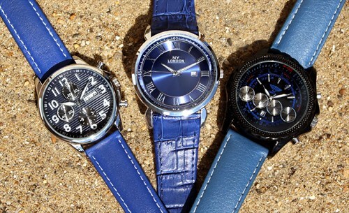 3 beach-ready blue watches