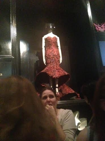 red dress