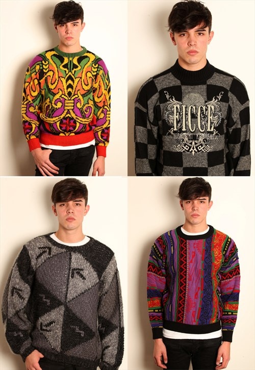 80s Patterned Jumpers