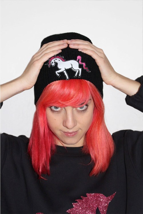 Pink Unicorn Beanie