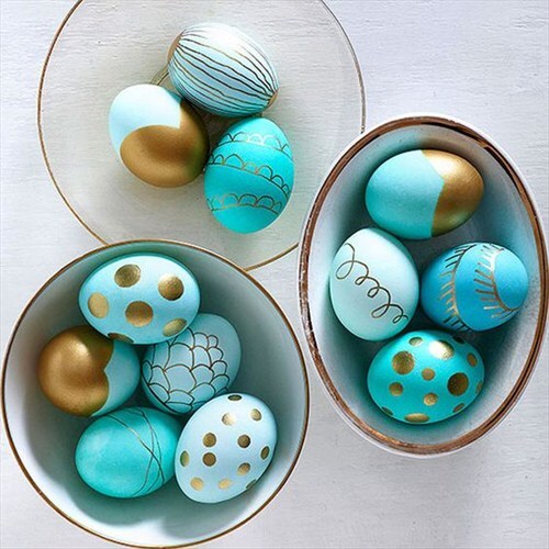 Hand decorated eggs