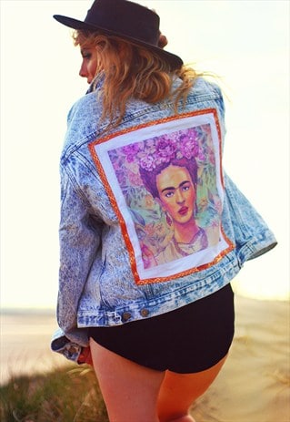 FRIDA KAHLO VINTAGE DENIM JACKET