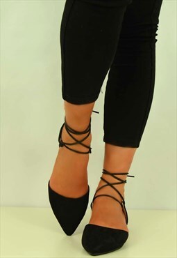 ballet pumps lace up
