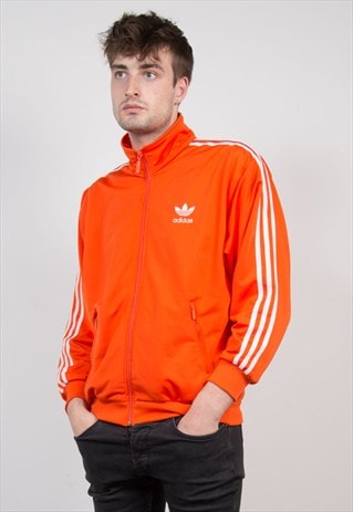 orange adidas sweatsuit