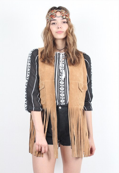 suede tassel waistcoat suede tassel waistcoat