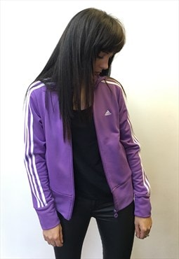 women's purple adidas tracksuit