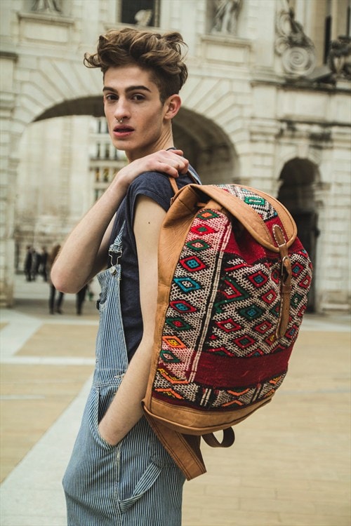 large carpet rucksack