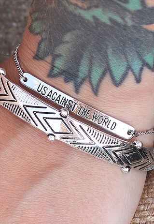 US AGAINST THE WORLD BRACELET