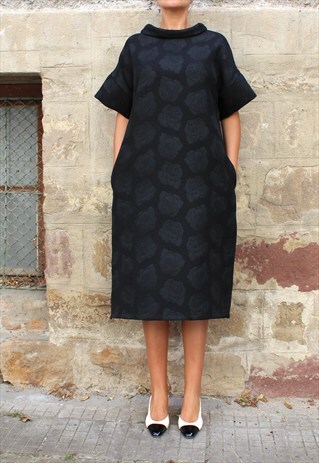 BLACK MAXI DRESS/ MAXI DRESS/ MIDI DRESS/ PARTY DRESS