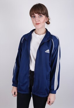 adidas navy blue jacket womens