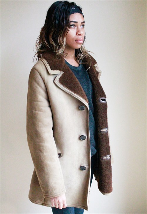 Sheepskin coat