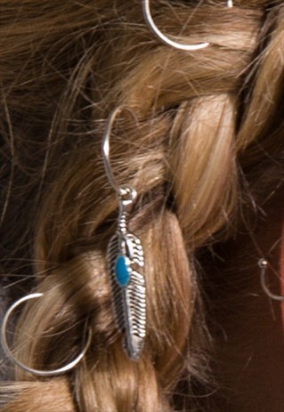 HAIR RINGS, HAIR JEWELLERY, SILVER HAIR RINGS, FESTIVAL HAIR