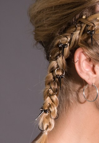 HAIR RINGS, HAIR JEWELLERY, FESTIVAL FASHION