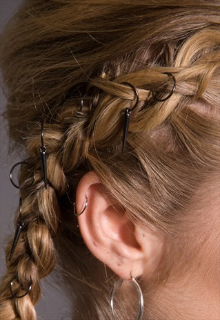 HAIR RINGS, HAIR JEWELLERY, FESTIVAL FASHION