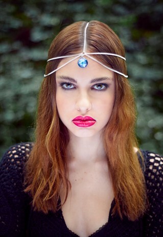MYSTIC HEADCHAIN, HEADCHAIN, SILVER HEADCHAIN, FESTIVAL