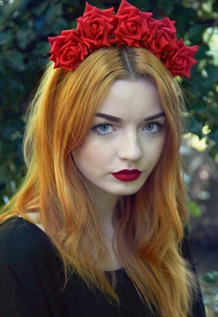 FLOWER CROWN, FLORAL CROWN, FESTIVAL HEADBAND, BOHO HAIR