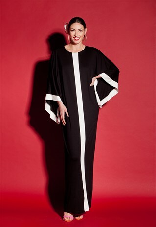 BLACK MAXI DRESS, CAFTAN, ABAYA, PLUS SIZE DRESS, PLUS SIZE