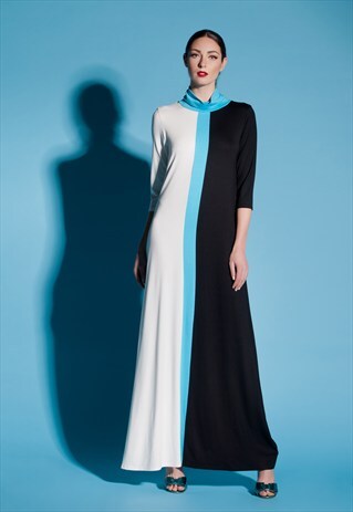 MAXI SUMMER DRESS /MAXI DRESS WITH SLEEVES/PARTY DRESS
