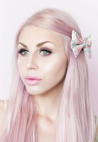 PASTEL FLORAL HAIR BOW