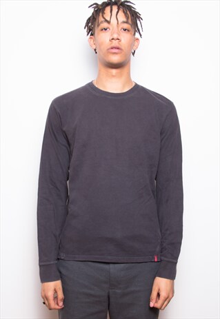 VINTAGE 90S LEVI'S BLACK LONG SLEEVE T-SHIRT