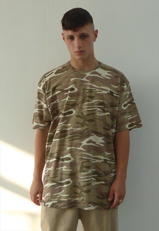 NEW ULTRA BAGGY T-SHIRT IN SAND CAMO