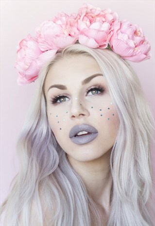 ELLA PINK PEONY FLOWER CROWN