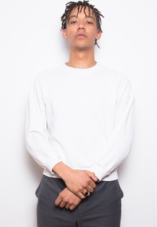 VINTAGE 90S CHAMPION WHITE SPORTS SWEATSHIRT ID:3189