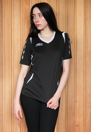 VINTAGE 1990S BLACK UMBRO T-SHIRT