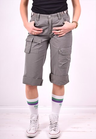 CALVIN KLEIN WOMENS VINTAGE SHORTS W28 GREY 90'S