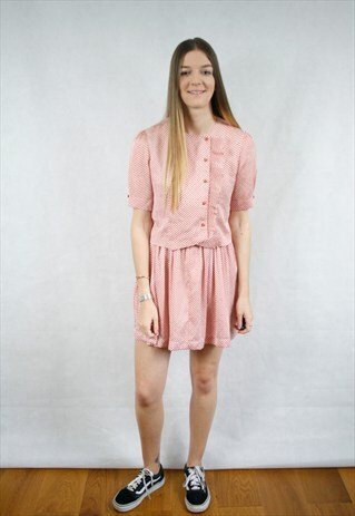 VINTAGE CANDY STRIPE DRESS