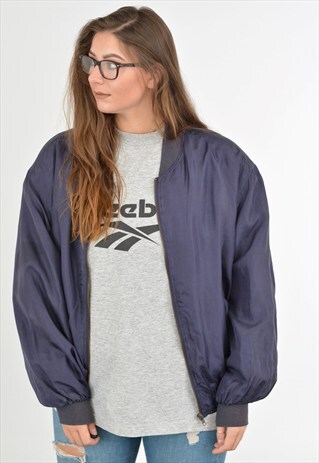 VINTAGE SILK BOMBER JACKET /BVB635