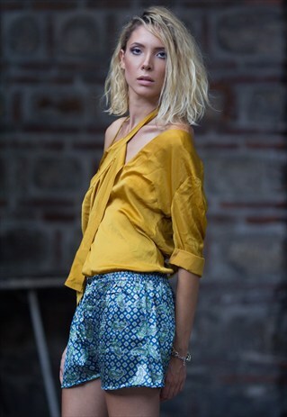PAISLEY PYJAMA SHORTS