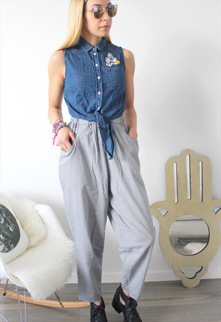 TOP STYLE BLOUSE DONALD'S PATCH