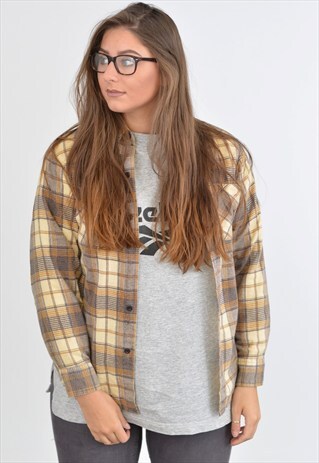 VINTAGE CHECK FLANNEL SHIRT /BVF893