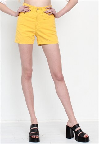 VINTAGE YELLOW SHORTS