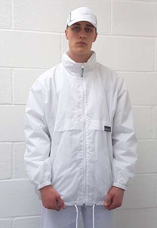 NEW SHELL TOP WINDBREAKER WHITE