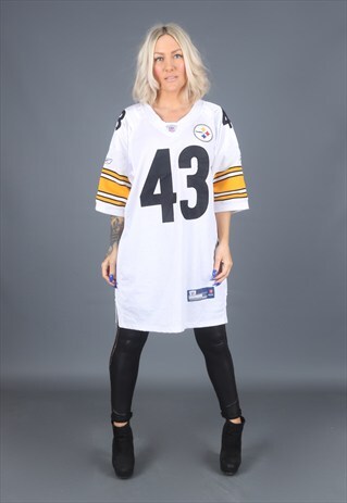 NFL SPORT JERSEY TOP T-SHIRT FOOTBALL OVERSIZED (DCZ)