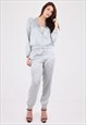 grey ruched joggers