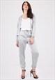 grey ruched joggers