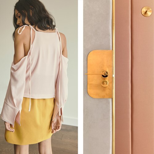 BRONCO Blouse paired with bright Yellow BRONCO Blouse paired with bright Yellow