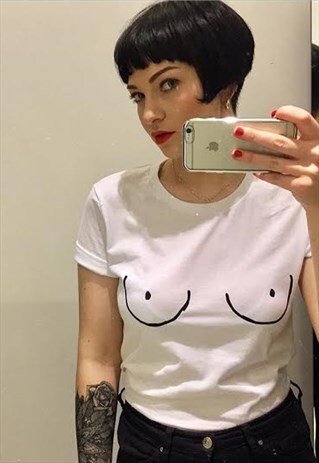 Image result for boobs shirt