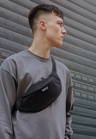 NEW MINIMALIST BUM BAG BLACK