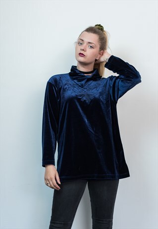 VINTAGE 90S VELVET JUMPER